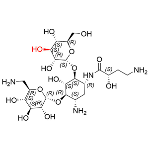 阿米卡星杂质22；阿米卡星杂质K，阿米卡星杂质L，杂质RRT0.32