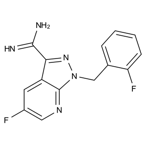 CATO_5-氟-1-(2-氟芐基)-1H-吡唑并[3,4-b]吡啶-3-甲脒_1350653-27-8_97%