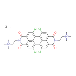 四氯苝酐-N,N-二甲基丙胺衍生物-碘鹽,5,6,12,13-tetrachloro-2,9-bis(2-(dimethylamino)ethyl)anthra[2,1,9-def:6,5,10-d