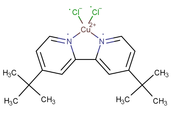 4,4'-二叔丁基-2`2-联吡啶二氯化铜,4,4'- Di-tert-butyl-2'2-bipyridyl Copper dichloride