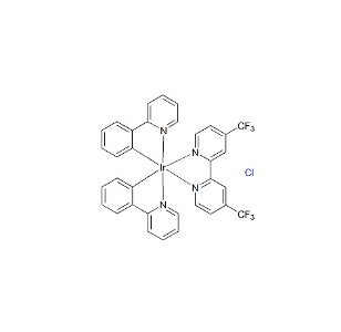 雙(2-苯基吡啶)[4,4'-二(三氟甲基)-2,2'-聯(lián)吡啶]銥(III)六氟磷酸鹽,bis[2-pyridinyl)phenyl][4,4'-bis(trifluoromethyl)-2,2'-bipyridine] iridium(III) hexafluorophosphate