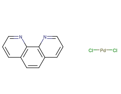 二氯(1,10-菲咯啉)鈀(II),Dichloro(1,10-phenanthroline)palladium(II)