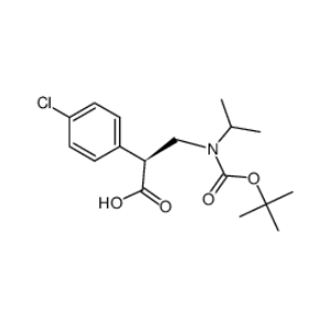 (S)-3-[(叔丁氧基羰基)(异丙基)氨基]-2-(4-氯苯基)丙酸,(S)-3-((tert-butoxycarbonyl)isopropylamino)-2-(4-chlorophenyl)propanoic acid