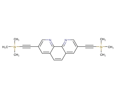 3,8-雙(三甲基硅乙炔基)-1,10-菲咯啉,3,8-bis[(trimethylsilyl)ethynyl]-1,10-phenanthroline