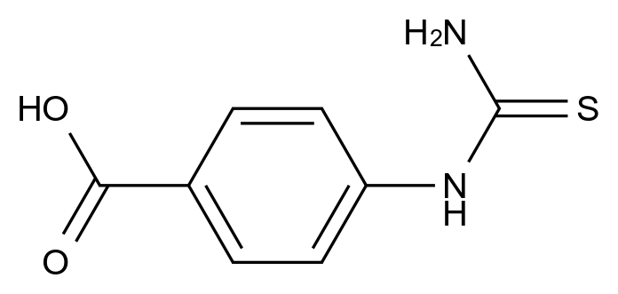 4-硫脲基苯甲酸,4-Thioureidobenzoic acid