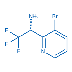 (R)-1-(3-溴吡啶-2-基)-2,2,2-三氟乙胺,(R)-1-(3-Bromopyridin-2-yl)-2,2,2-trifluoroethan-1-amine