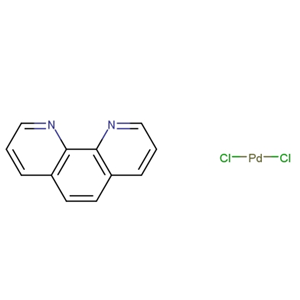 14783-10-9  二氯(1,10-菲咯啉)鈀(II)  Dichloro(1,10-phenanthroline)palladium(II)