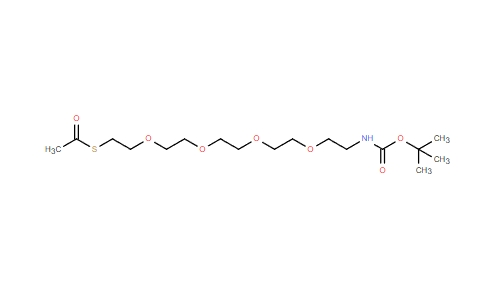 乙酰硫酯-四聚乙二醇-氨基叔丁酯,S-acetyl-PEG4-t-boc-N-amido