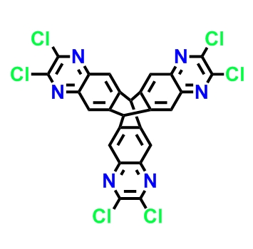 2,3,9,10,18,19-hexachloro-6,13-dihydro-6,13-[6,7]epiquinoxalinobenzo[1,2-g:4,5-g']diquinoxaline,2,3,9,10,18,19-hexachloro-6,13-dihydro-6,13-[6,7]epiquinoxalinobenzo[1,2-g:4,5-g']diquinoxaline