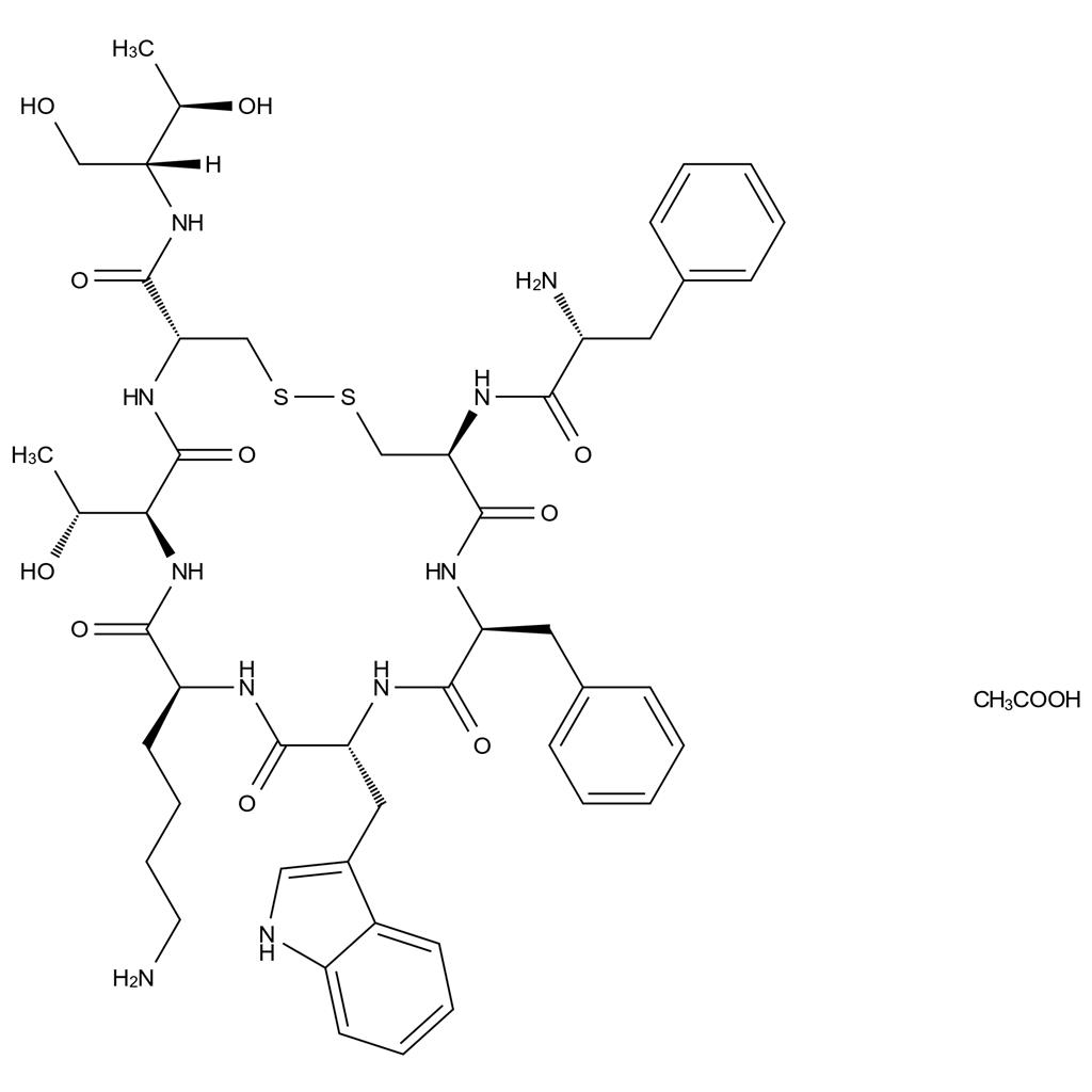 奧曲肽EP雜質(zhì)G 醋酸鹽,Octreotide EP Impurity G Acetate