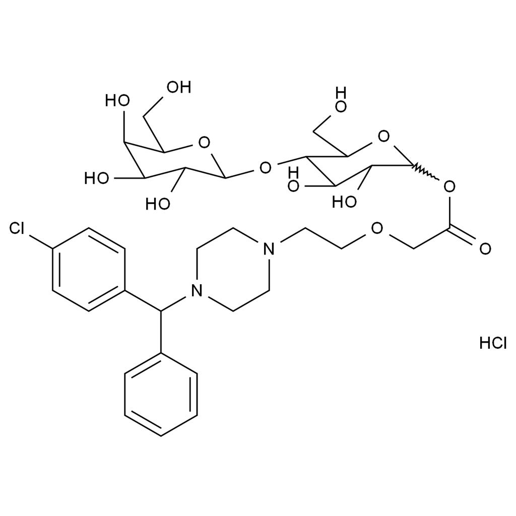 西替利嗪乳糖酯鹽酸鹽 (a/b-混合物，非對映體混合物),Cetirizine Lactose Ester Hydrochloride Salt (a/b-mixture, mixture of diastereomers)