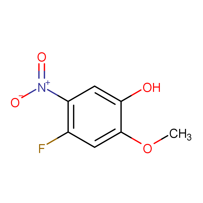 4-氟-2-甲氧基-5-硝基苯酚,Phenol, 4-fluoro-2-methoxy-5-nitro-