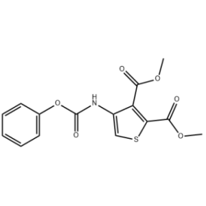 4-((苯氧羰基)氨基)噻吩-2,3-二羧酸二甲酯,2,3-Thiophenedicarboxylic acid, 4-[(phenoxycarbonyl)amino]-, 2,3-dimethyl ester