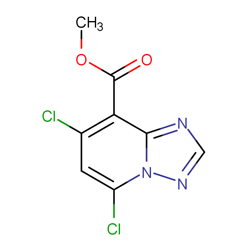 5,7-二氯-1,2,4-三唑并[1,5-A]吡啶-8-甲酸甲酯,1,2,4]Triazolo[1,5-a]pyridine-8-carboxylic acid, 5,7-dichloro-, methyl ester