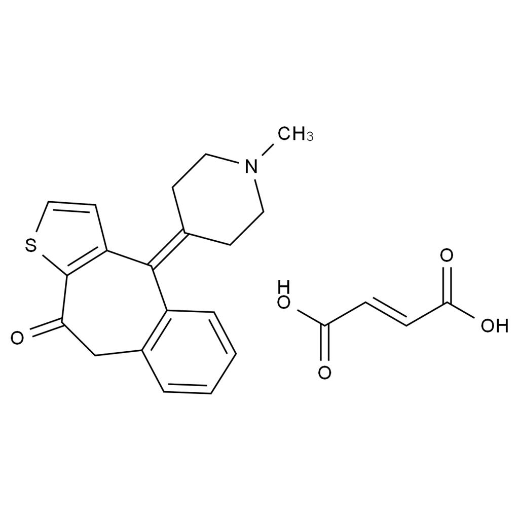 富馬酸酮替芬,Ketotifen Hydrogen Fumarate