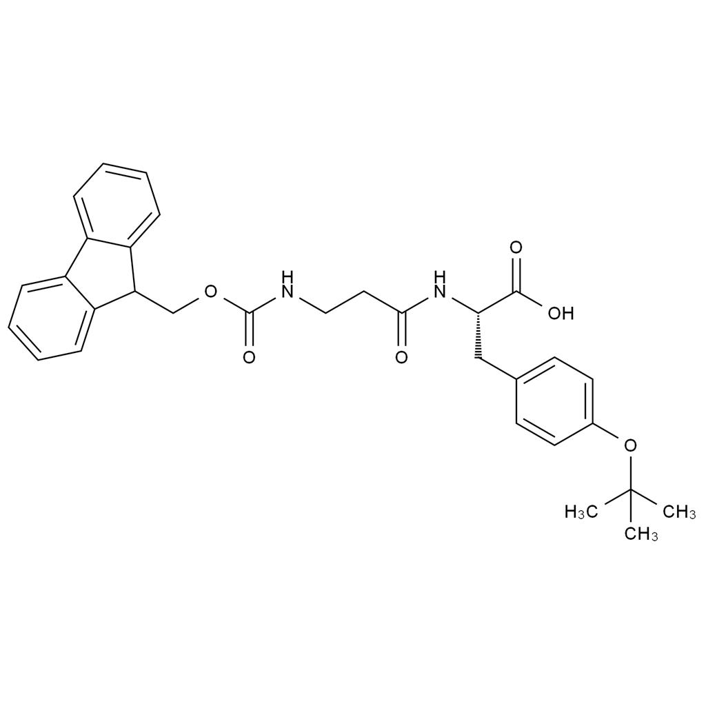 Fmoc-β-丙氨酸-酪氨酸(tBu)-OH,Fmoc-β-Ala-Tyr(tBu)-OH