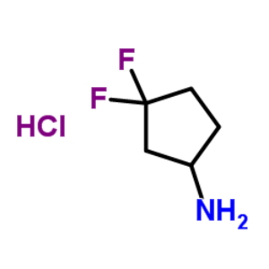 3,3-二氟環(huán)戊胺鹽酸鹽,3,3-Difluorocyclopentanamine hydrochloride, 98%