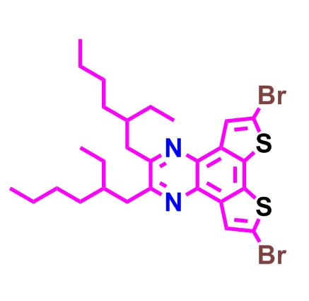 6,9-二溴-2,3-雙（2-乙基己基）二噻吩并[3,2-f:2'，3'-h]喹喔啉,6,9-dibromo-2,3-bis(2-ethylhexyl)dithieno[3,2-f:2',3'-h]quinoxaline