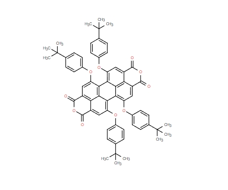 1,6,7,12-四叔丁基苯氧基-3,4,9,10-四甲酸二酐,1,6,7,12-Tetra-tert-butylphenoxyperylene-3,4,9,10-tetracarboxylic dianhydride