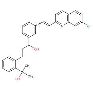 2-(2-(3-(2-(7-氯-2-喹啉基)-乙烯基苯基)-3-羥基丙基)苯基)-2-丙醇,2-(2-(3-(2-(7-Chloro-2-quinolinyl)-ethenylphenyl)-3-hydroxypropyl)phenyl)-2-propanol