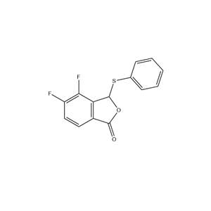 4,5-二氟-3-(苯硫基)異苯并呋喃-1(3H)-酮