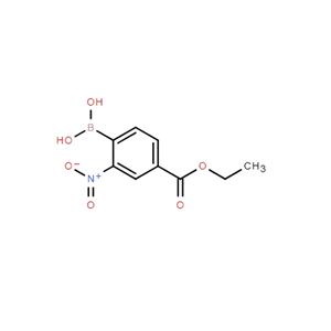 4-乙氧羰基-2-硝基苯硼酸