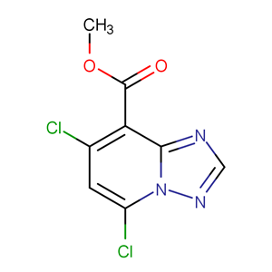 5,7-二氯-1,2,4-三唑并[1,5-A]吡啶-8-甲酸甲酯