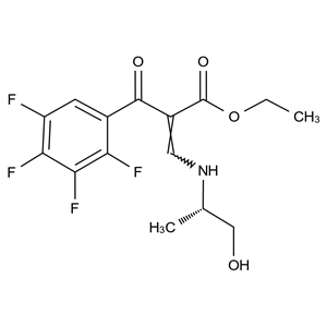 （S）-3-（（1-羥基丙-2-基）氨基）-2-（2,3,4,5-四氟苯甲?；┍┧嵋阴?ethyl (S)-3-((1-hydroxypropan-2-yl)amino)-2-(2,3,4,5-tetrafluorobenzoyl)acrylate