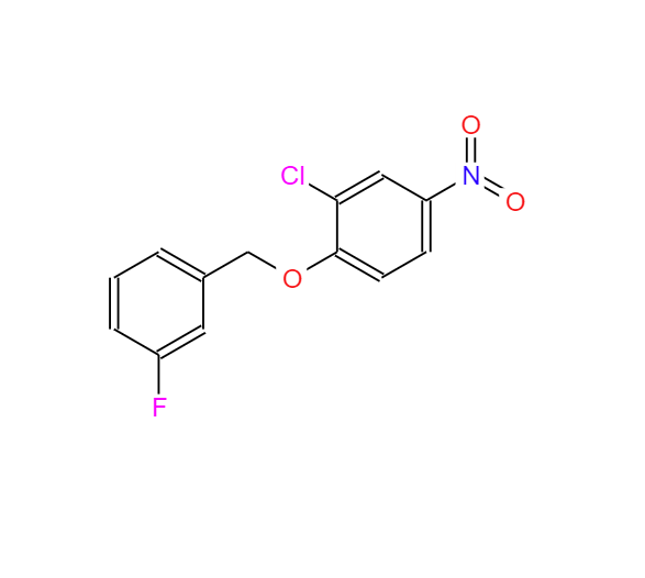 3-氯-4-(3-氟芐氧基)硝基苯,3-Chloro-4-(3-fluorobenzyloxy)nitrobenzene