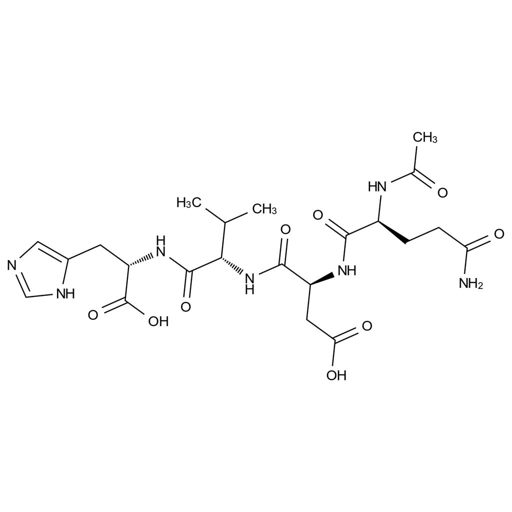 Ac-Gln-Asp-Val-His-OH,Acetyl tetrapeptide-9(Dermican LS 9837)