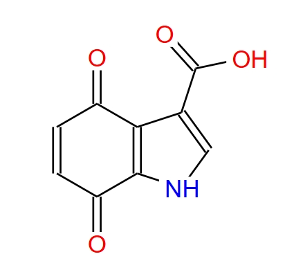 4,7-二氧代-4,7-二氫-1H-吲哚-3-羧酸,4,7-Dioxo-4,7-dihydro-1H-indole-3-carboxylic acid