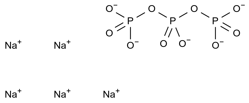 三聚磷酸鈉,9SW4PFD2FZ
7758-29-4
Pentasodium tripolyphosphate
Sodium tripolyphosphate
Triphosphoric acid, pentasodium salt
Pentasodium triphosphate
Triphosphoric acid, sodium salt (1:5)
S 400
Armofos
Caswell No. 799
EINECS 231-838-7
Empiphos STP-D
EPA Pesticide Chemical Code 076404
HSDB 1099
Natriumtripolyphosphat [German]
Polygon
Rhodiaphos LV
Sodium phosphate (Na5P3O10)
Sodium phosphate, tribasic
Sodium triphosphate
Sodium triphosphate (Na5P3O10)
Sodium tripolyphosphate, anhydrous
Sodium tripolyphosphate (Na5P3O10)
STPP
Thermphos
Thermphos L 50
Thermphos N
Thermphos SPR
Tripo