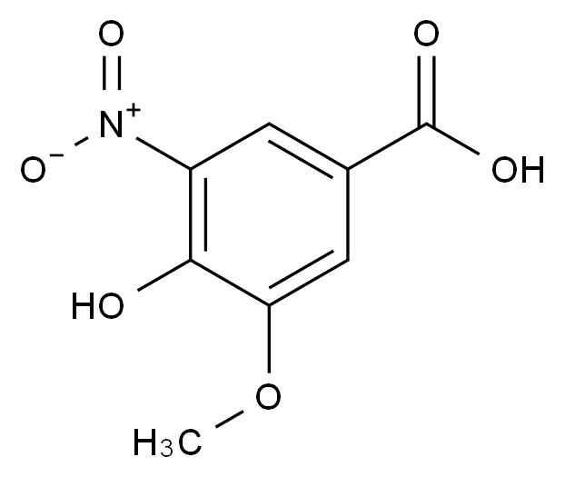 4-羥基-3-甲氧基-5-硝基苯甲酸,4-Hydroxy-3-methoxy-5-nitrobenzoic acid