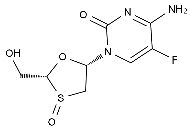 恩曲他濱S-氧化物(亞砜手性混合物),Emtricitabine S-oxide(Mixture)