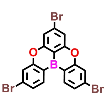 3,7,11-三溴-5,9-二氧代-13b-"并[3,2,1-de]蒽,3,7,11-tribromo-5,9-dioxa-13b-boranaphtho[3,2,1-de]anthracene