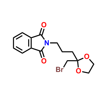 2-(3-(2-(bromomethyl)-1,3-dioxolan-2-yl)propyl)isoindoline-1,3-dione