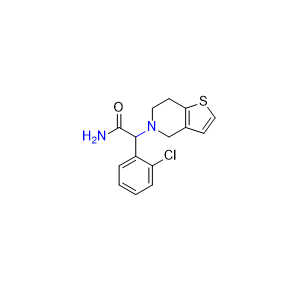 氯吡格雷雜質(zhì)07,2-(2-chlorophenyl)-2-(6,7-dihydrothieno[3,2-c]pyridin-5(4H)-yl)acetamide