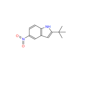 2-叔丁基-5-硝基吲哚,2-tert-butyl-5-nitro-1H-indole