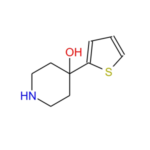 4-(2-噻吩)哌啶-4-醇,4-(thiophen-2-yl)piperidin-4-ol