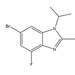 6-溴-4-氟-16-溴-4-氟-1-异丙基-2-甲基-1H-苯并[D]咪唑-异丙基-2-甲基-1H-苯并[D]咪唑