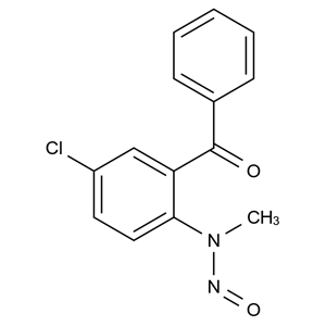 CATO_N-硝基-N-甲基-5-氯二苯甲酮_51145-18-7_97%
