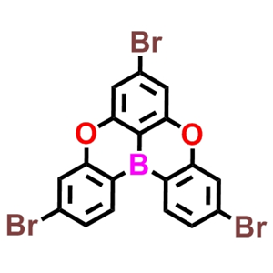 3,7,11-三溴-5,9-二氧代-13b-"并[3,2,1-de]蒽,3,7,11-tribromo-5,9-dioxa-13b-boranaphtho[3,2,1-de]anthracene