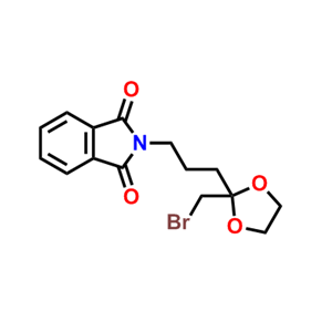 2-(3-(2-(bromomethyl)-1,3-dioxolan-2-yl)propyl)isoindoline-1,3-dione