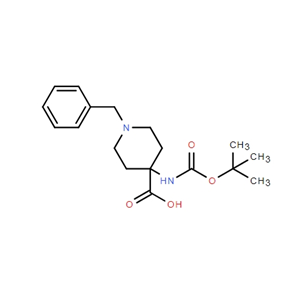 1-苄基-4-(BOC-氨基)哌啶-4-羧酸