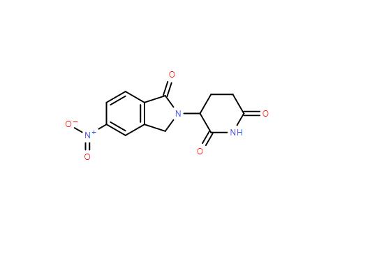 來(lái)那度胺雜質(zhì)12,3-(5-nitro-1-oxoisoindolin-2-yl)piperidine-2,6-dione