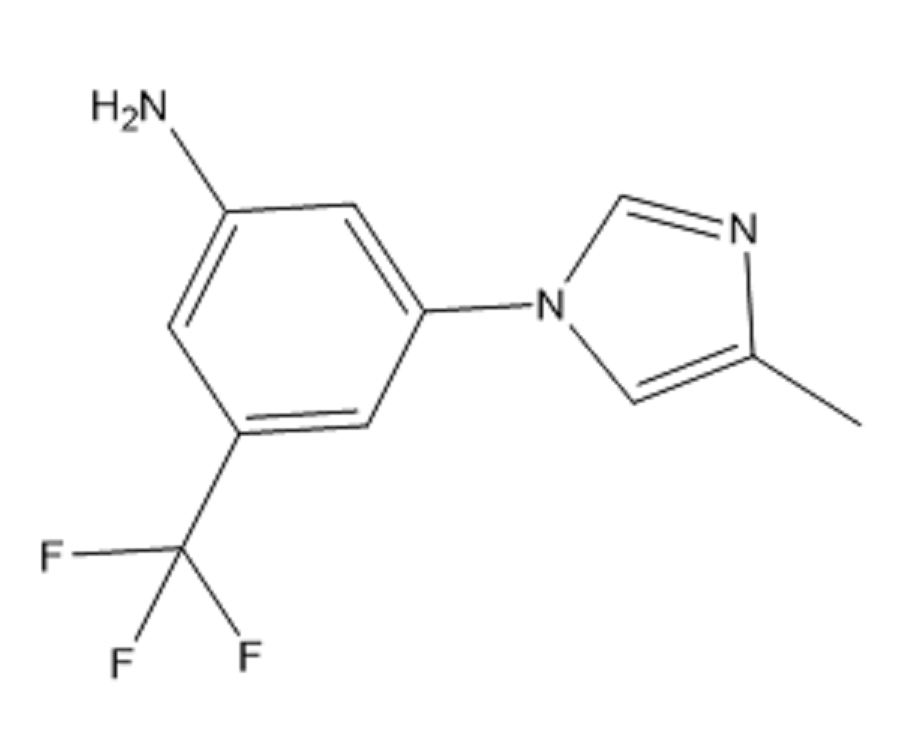 3-(4-甲基-1H-咪唑-1-基)-5-(三氟甲基)苯胺,3-(4-Methyl-1H-imidazol-1-yl)-5-(trifluoromethyl)aniline