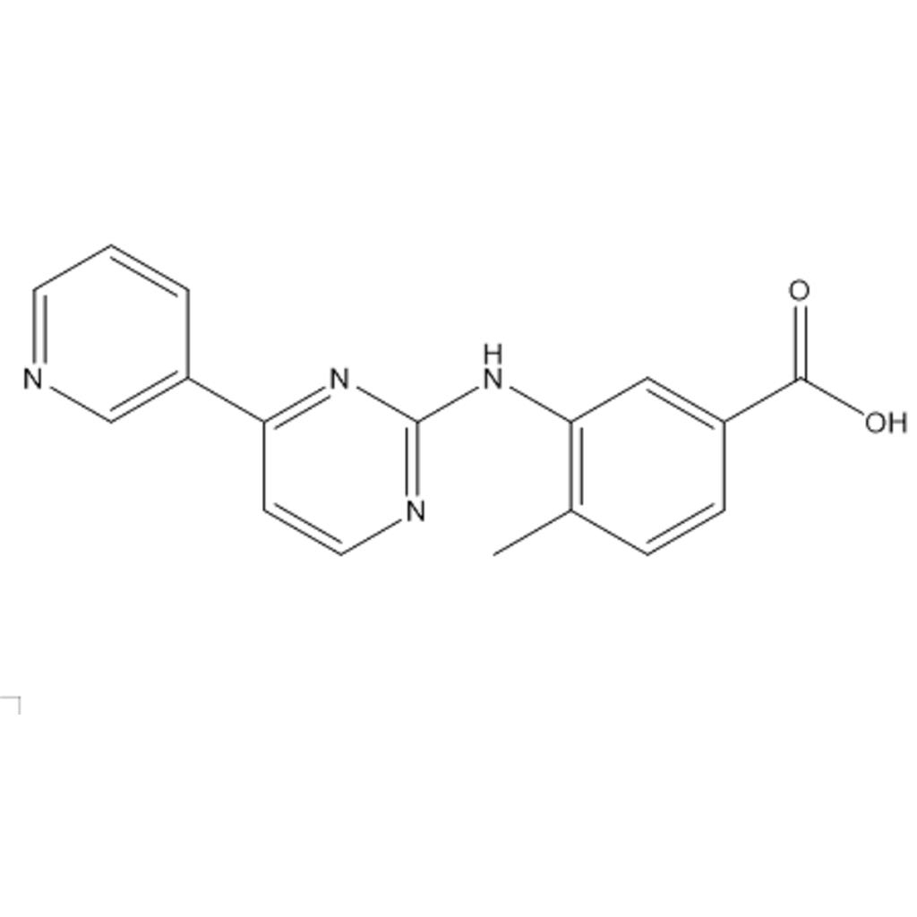 4-甲基-3-[[4-(3-吡啶基)-2-嘧啶基]氨基]苯甲酸,4-methyl-3-[[4-(3-pyridinyl)-2-pyrimidinyl]amino]benzoic acid