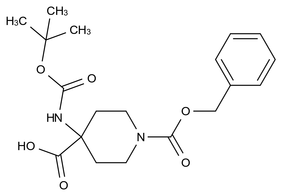 1-Cbz-4-(Boc-氨基)哌啶-4-甲酸,4-(Boc-amino)-1-Cbz-piperidine-4-carboxylic Acid