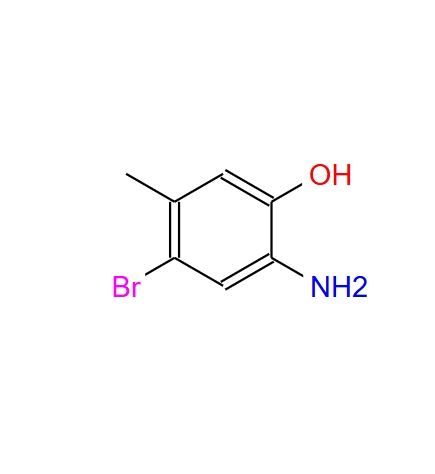 4-溴-5-甲基-2-氨基苯酚,2-amino-4-bromo-5-methylphenol