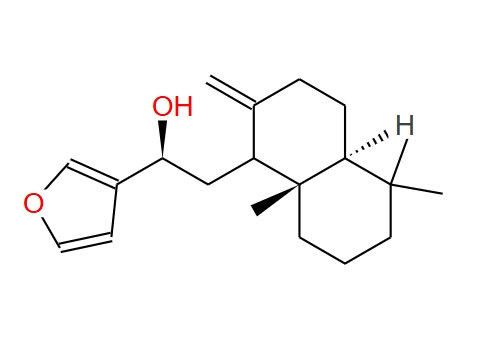 15,16-環(huán)氧-12R-羥基賴百當(dāng)-8(17),13(16),14-三烯,15,16-Epoxy-12-hydroxylabda-8(17),13(16),14-triene